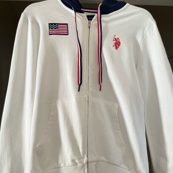 Women Polo Hooded Sweatshirt - Picture 2 of 4